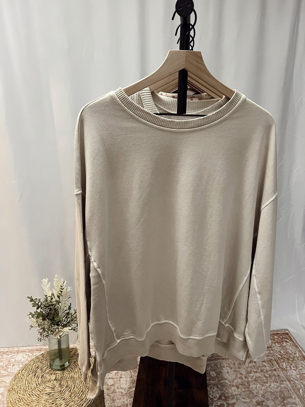 Soft Off-White Crewneck