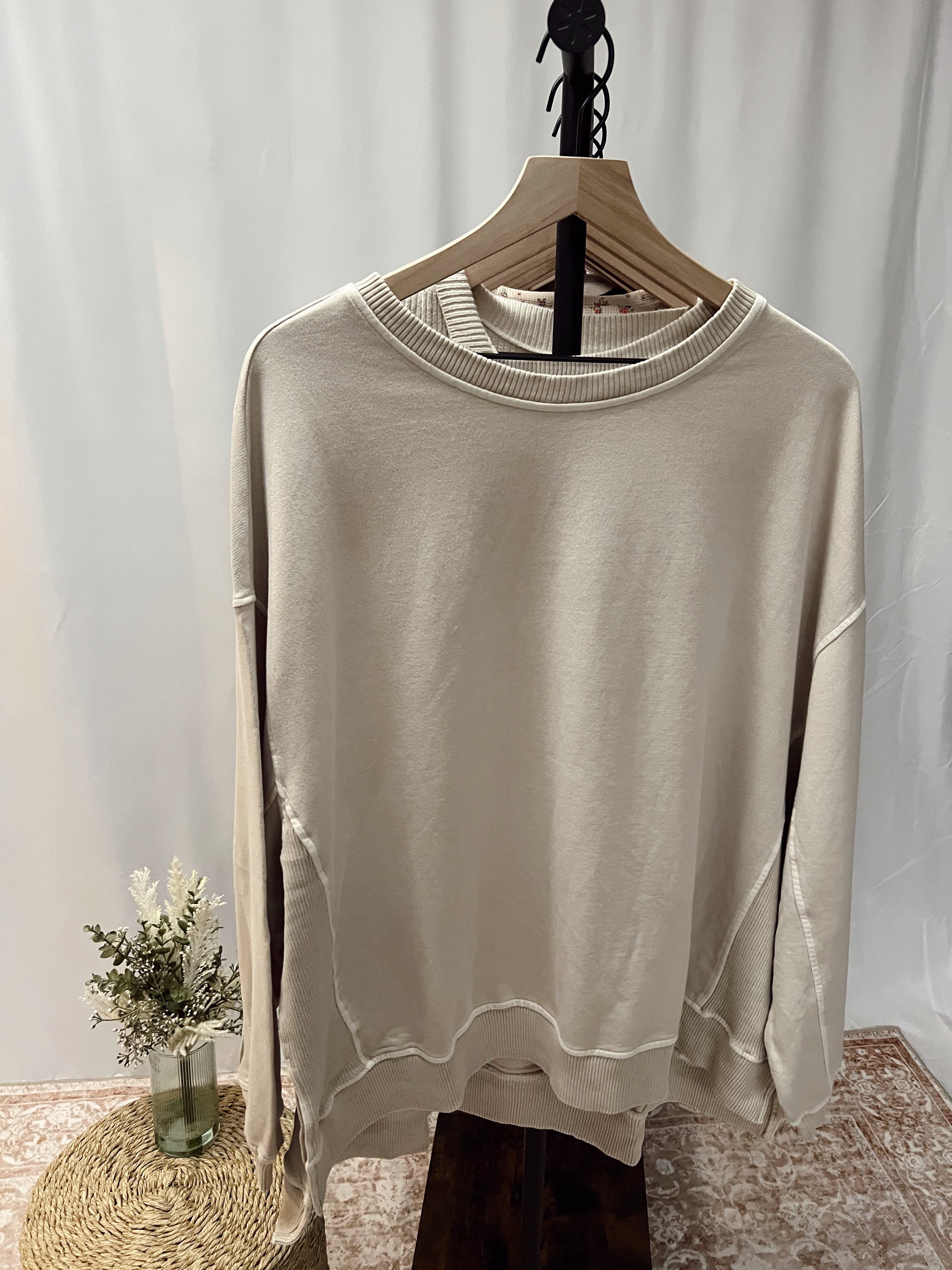 Soft Off-White Crewneck