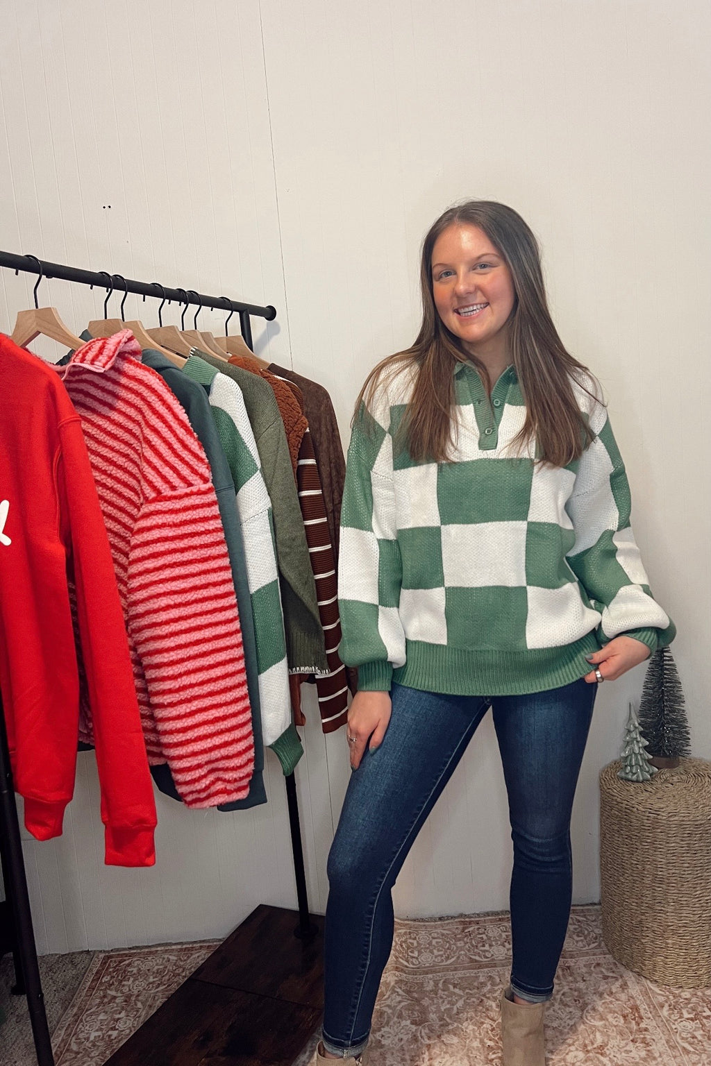 Checkmate Collared Sweater