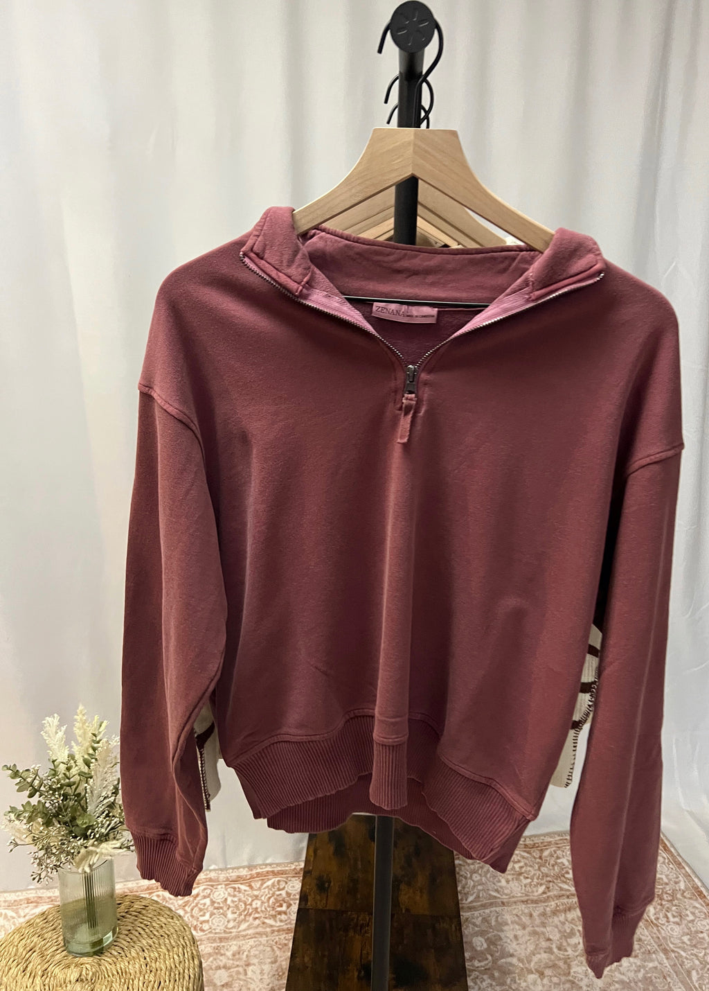 Plum Quarter-Zip