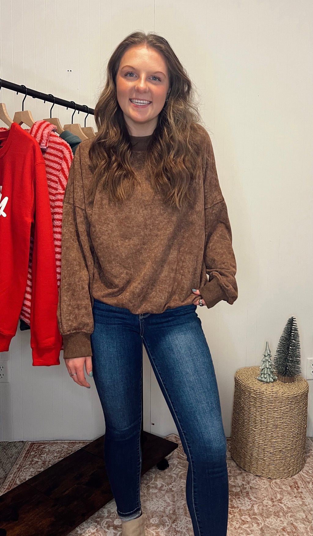 Vintage Vibe Washed Sweatshirt