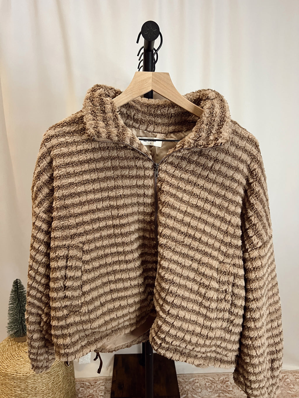 Chocolate Stripped Jacket