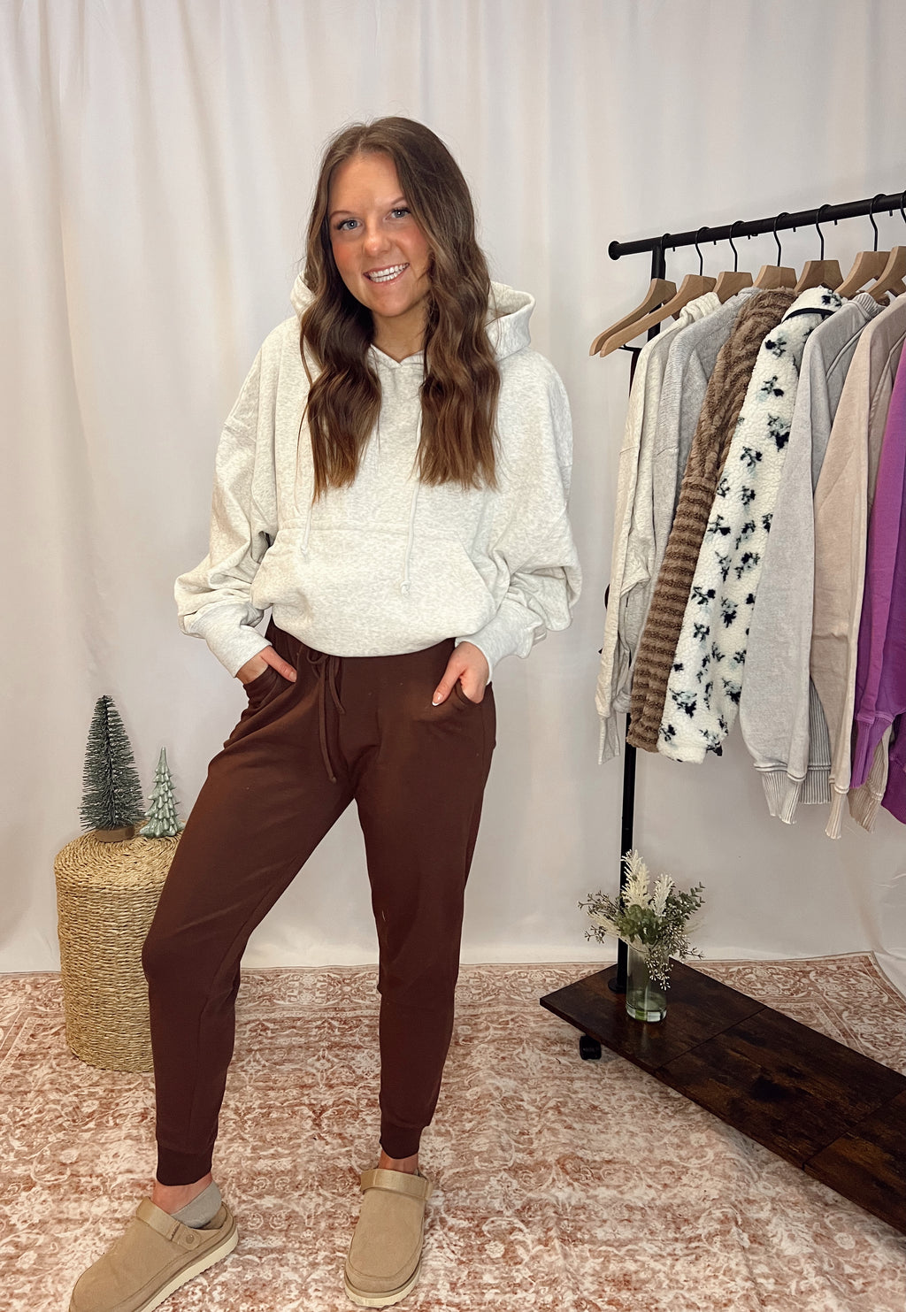 Chocolate Brown Joggers